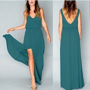 Show Me Your MuMu‎ Kendall Maxi Dress Hutch Green